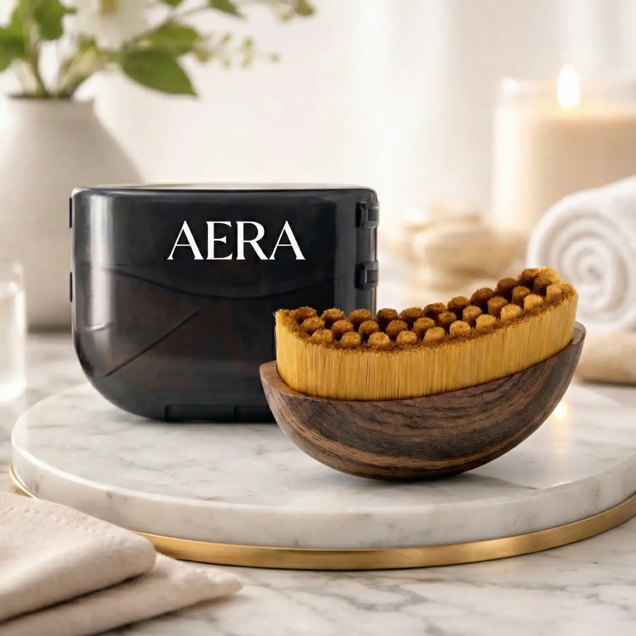 Votre brosse drainante AERA™ avec son étui